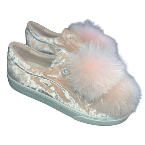 Here/Now pink pom Pom sneakers - size 37/7 - N16 - Picture 2 of 12